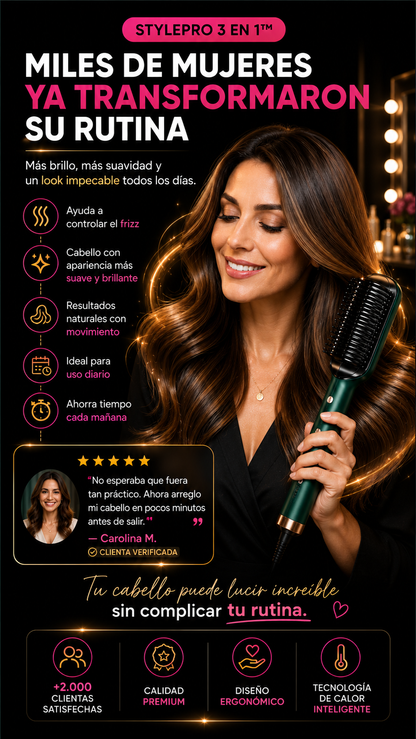 StylePro 3 en 1 - Seca, Riza y Alisa